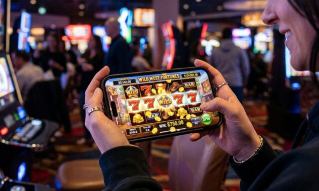 Touchscreen slot interface